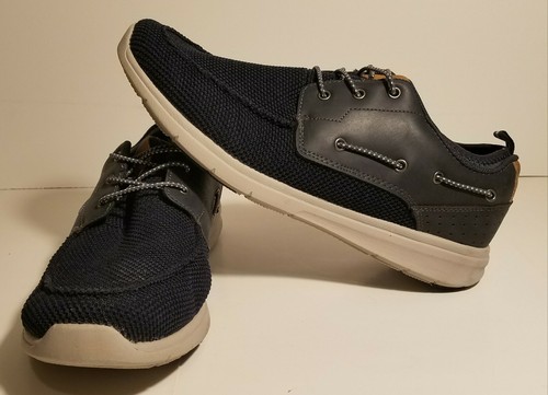Mahi Navy Blue Casual Boat Shoes. Size 
