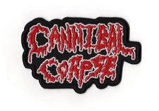 Cannibal Corpse Embroidered Sew-on Patch | American Death Metal Music Band Logo