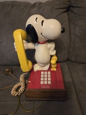 VTG Peanuts Snoopy Woodstock Telephone Touch Tone