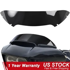 Black 5" Windshield Windscreen Fit for Harley Road Glide Ultra FLTRU 2016-2019