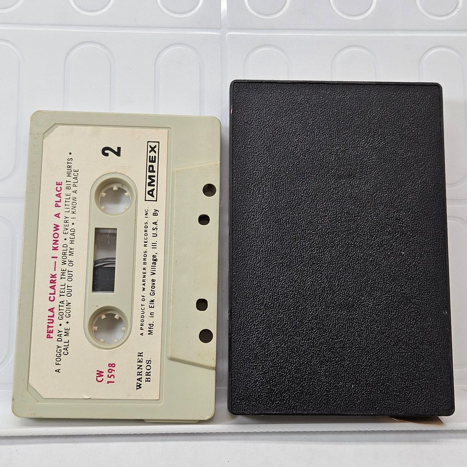Petula Clark I Know A Place Cassette Warner Bros. 1965 Snap Case Foto 2 de 2