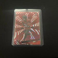 2025 Revolution Red Swirl Parallel COLOR MATCH Tez Johnson RC