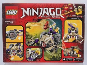 LEGO 70745 NINJAGO Anacondrai Crusher 100% Complete w/ Manual