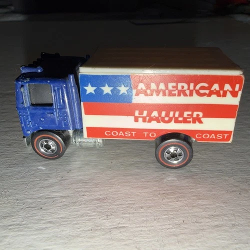 Hot Wheels Redline 1976 American Hauler Box Truck Box Comes Off Vintage Flag