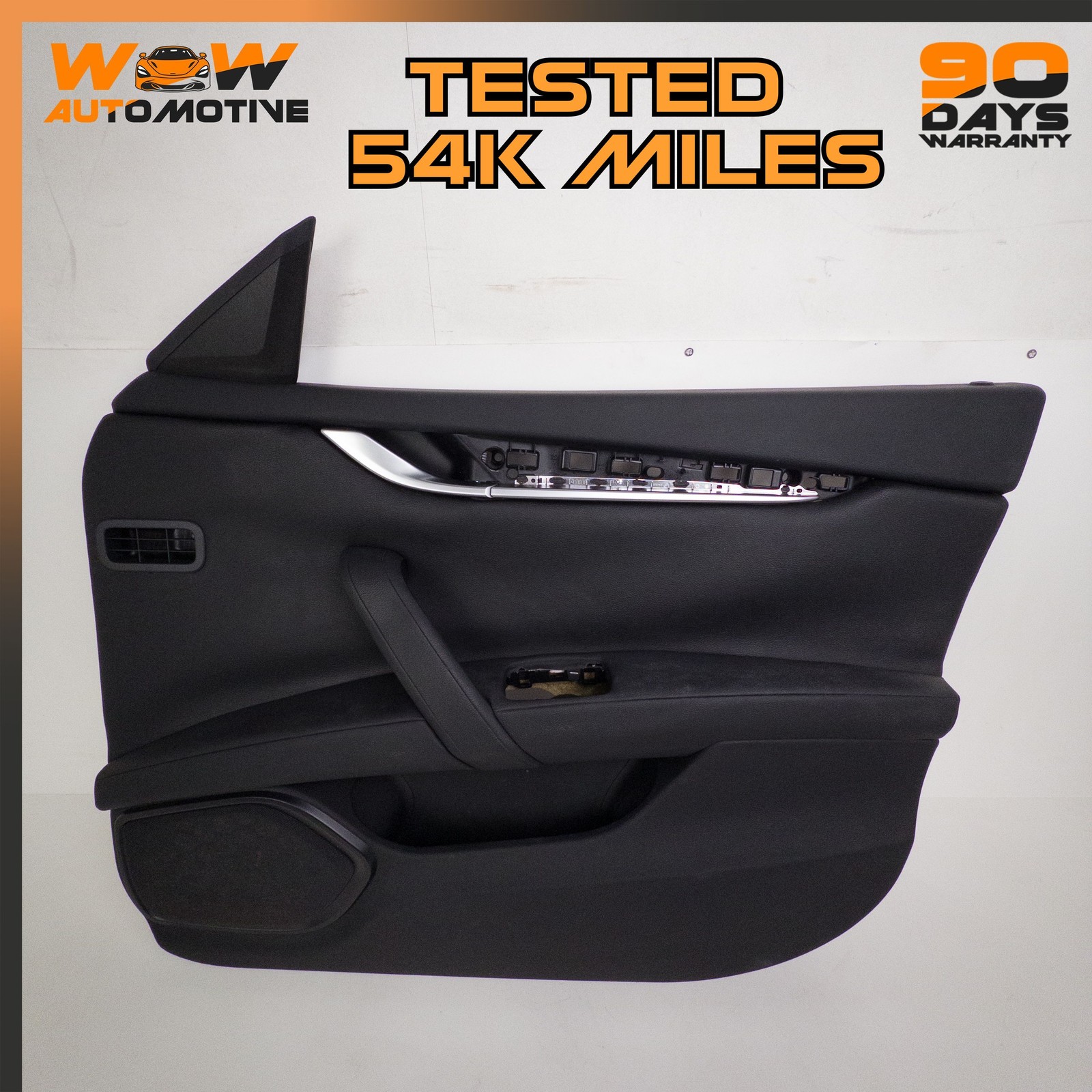 14-19 MASERATI GHIBLI FRONT RIGHT PASSENGER SIDE INTERIOR DOOR PANEL TRIM OEM  
