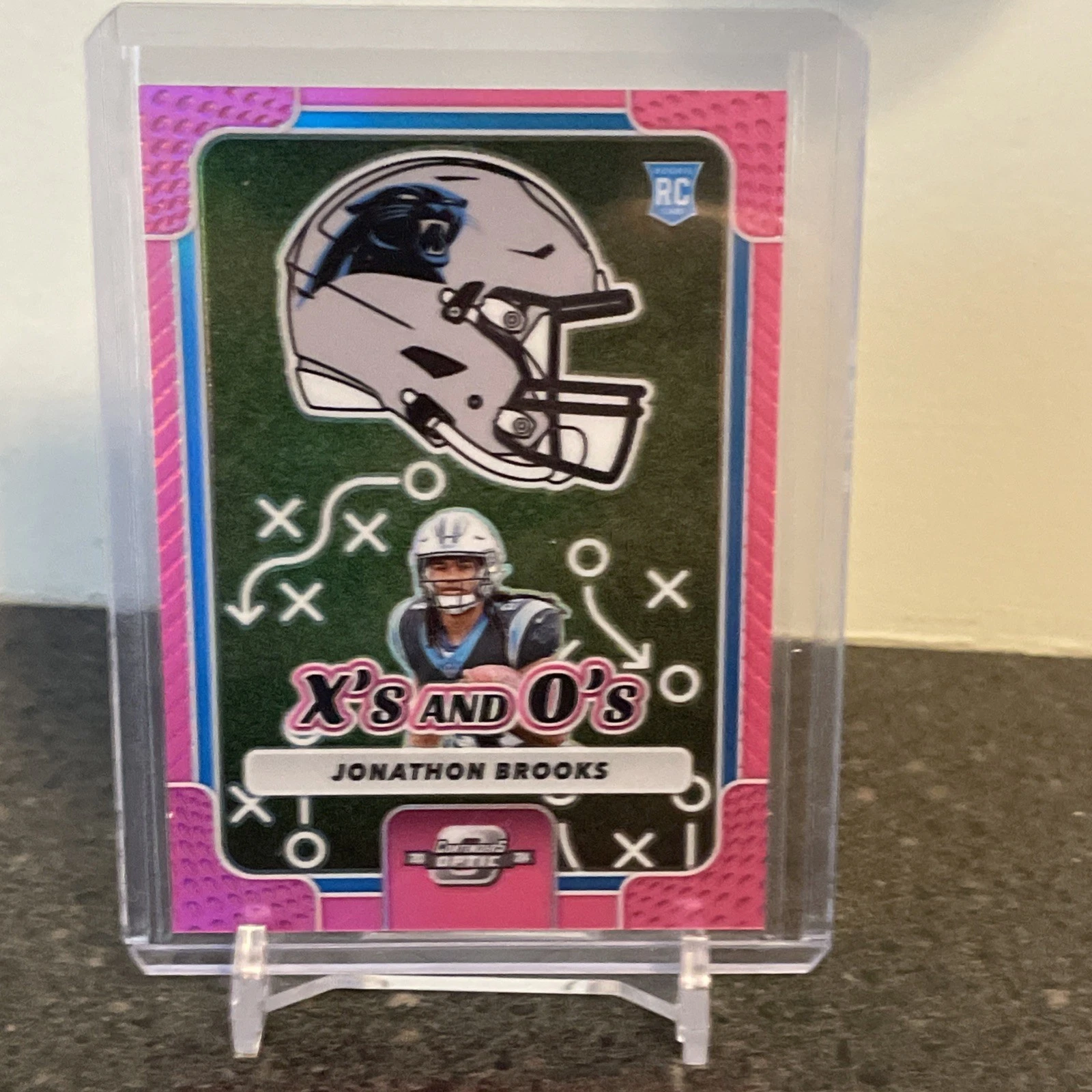 Jonathon Brooks Panini Contenders Optic X's and O's #XOJBS Pink