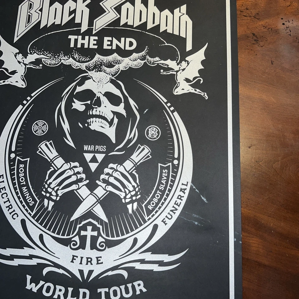 Black Sabbath The End Tour Poster - Image 2 of 4