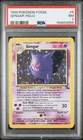 1999 POKEMON FOSSIL #5 GENGAR-HOLO PSA 7