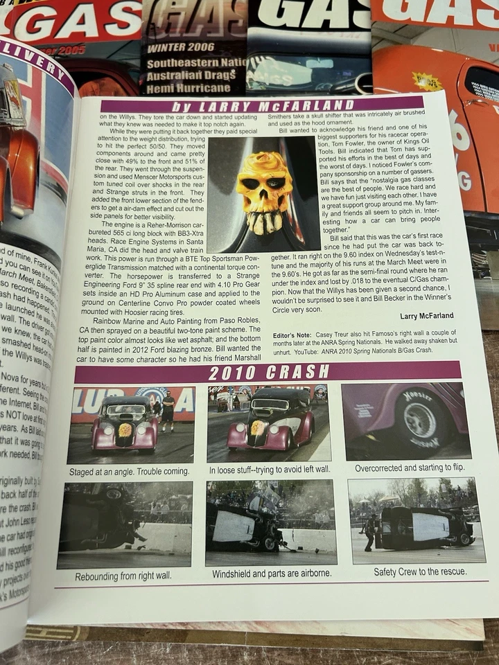 Gasser Magazine Lot Of 15-Free Shipping-Car Club Foto 4 de 4