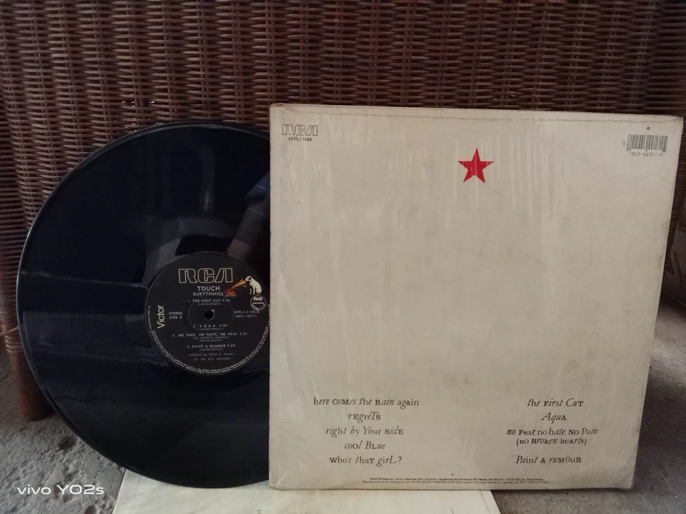 Eurythmics 33 rpm Philippines 12" EP LP Touch - Image 2 of 2