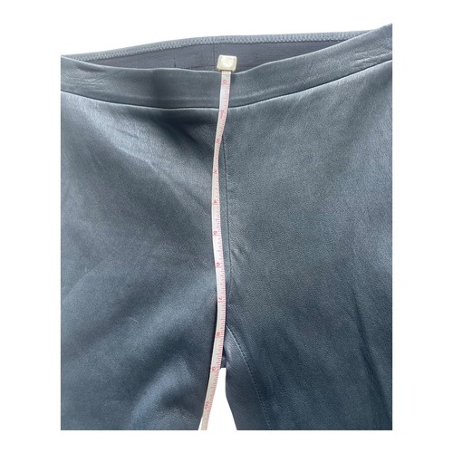 The Row Lambskin Leather Gray Moto Leggings size 25 Slimming Pants Women's - Picture 5 of 9