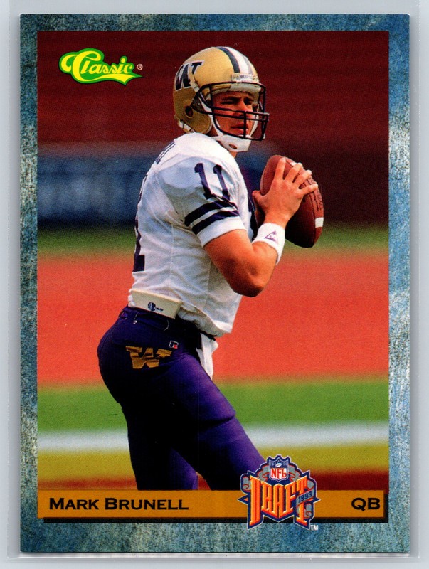#88 Mark Brunell, Washington Huskies 1993 Classic Draft base