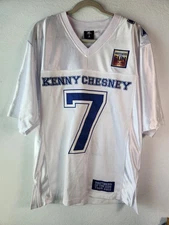 Kenny Chesney Brothers Of The Sun 2012 Tour Jersey #7 White Medium