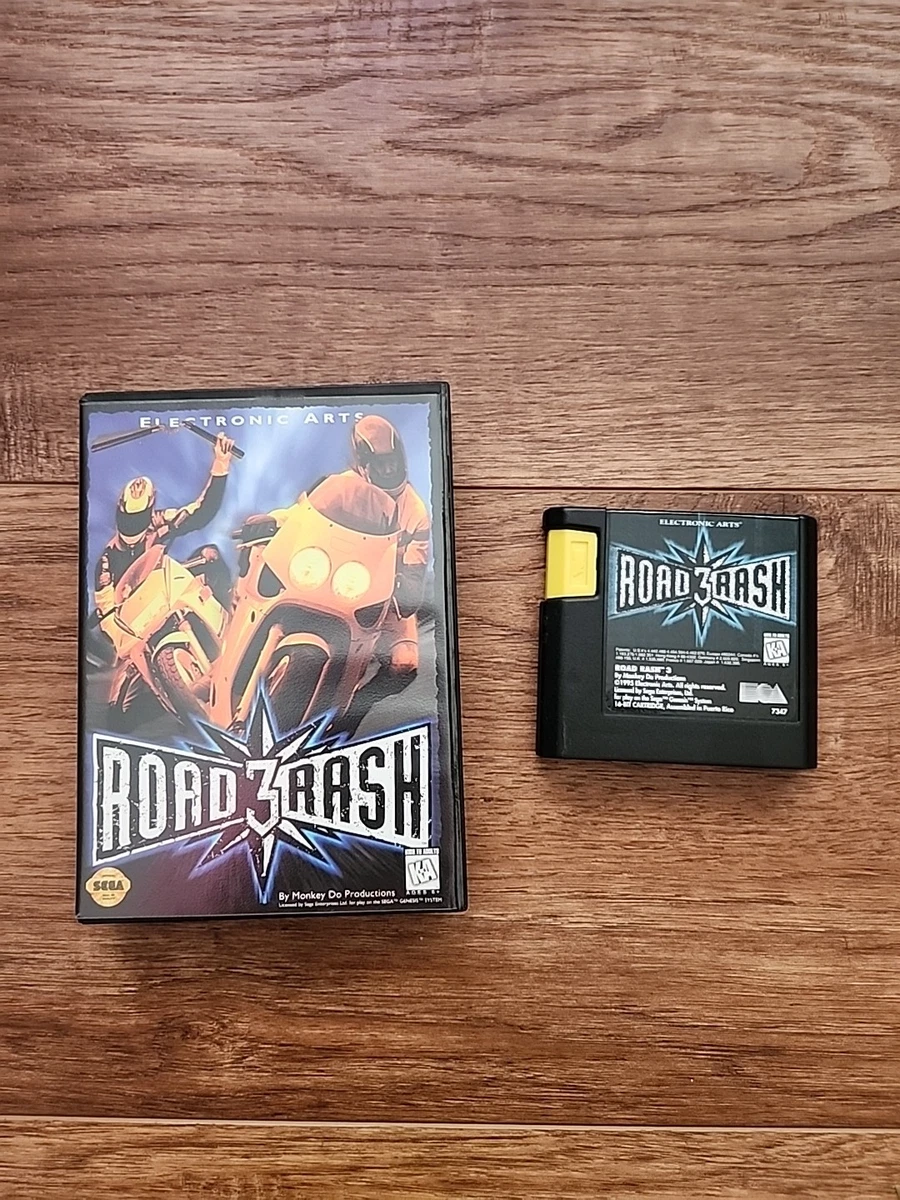 Jeu MEGADRIVE ROAD RASH III - Version PAL - Sans Notice - En Bon état