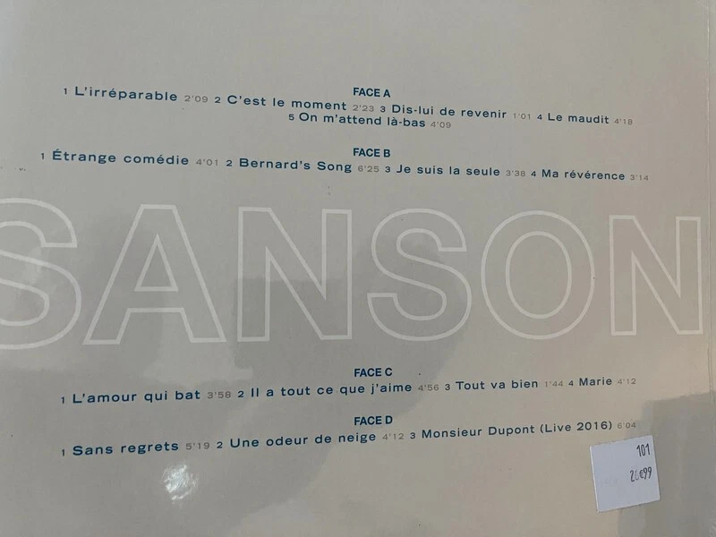 Album double vinyle , Veronique Sanson, Les moments importants. - Photo 3/4