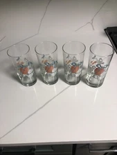 Vintage International Marmalade Set Of 4 High Glasses. Never Been In Dishwasher.