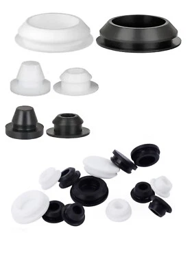CELTD Snap-On Hole Plug Silicone Rubber Blanking Seal Bung Pipe Tube 2.5mm-61mm