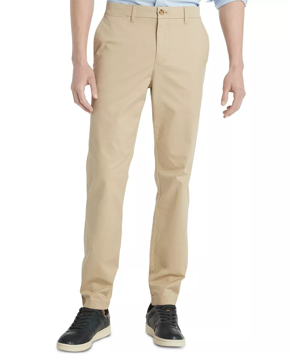 Communicatie netwerk toediening Wijzerplaat Tommy Hilfiger NWT Men&#039;s TH Flex Stretch Slim-Fit Chino Pants Size  34X30 | eBay