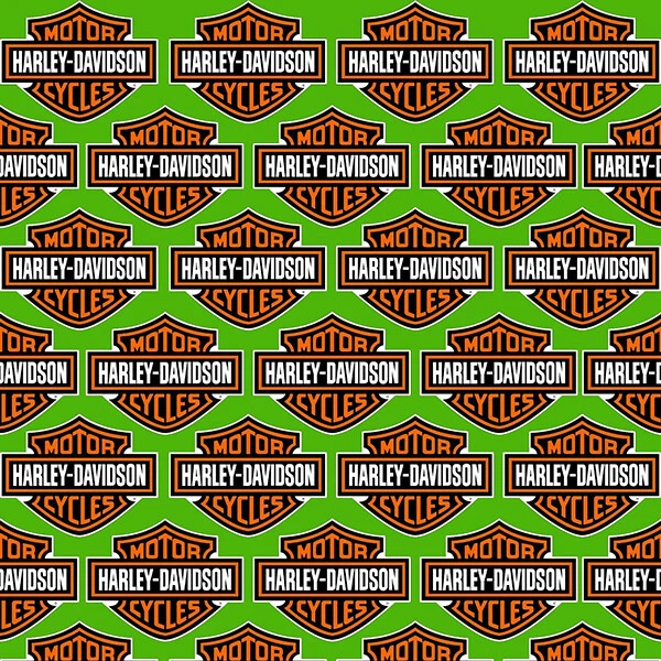 Harley davidson print cotton fabric by the yard deals