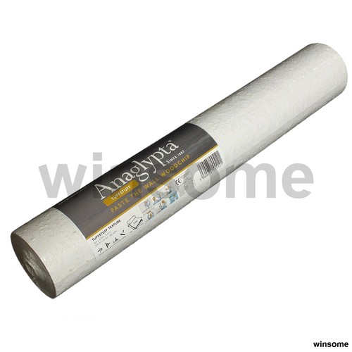 Anaglypta Wallpaper Woodchip White stuff Textured Lining Paper Home Decor 10m - Picture 5 of 7