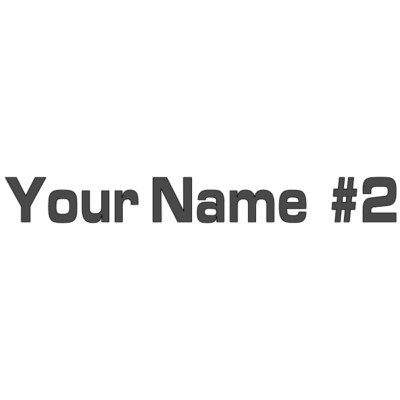 Custom Text Decal Vinyl Lettering Personalized Sticker Name