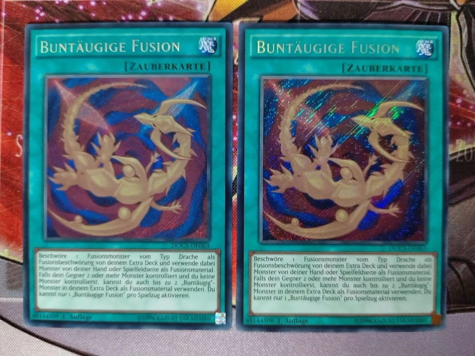 BUNTÄUGIGE FUSION - DOCS-DE063 Secret Rare / 1. Auflage Near Mint - Bild 2 von 3