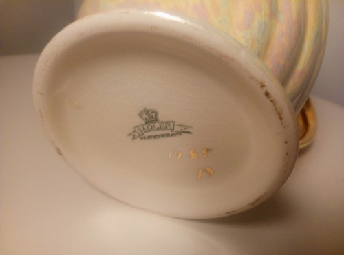 Vintage Sadler Teapot set- Cream Lustre Art Deco- 4 Items- Beautiful Rare GC - Picture 5 of 16