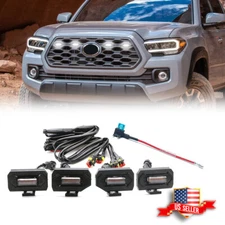 For 2020-22 Toyota Tacoma TRD Sport Offroad Raptor Style White LED Grille Lights