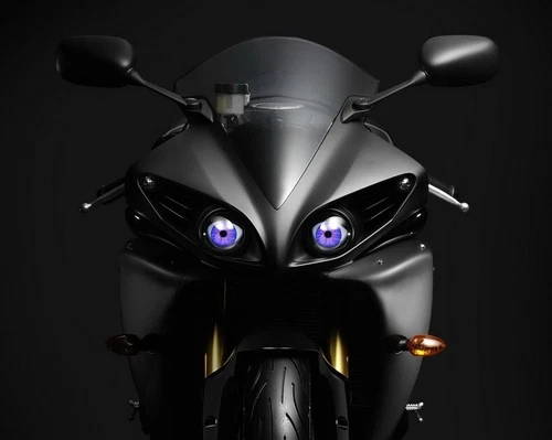 LED Dynamic Pupil Devil Eyes Remote Control Projector Lens Headlight 33 Modes - Bild 18 von 18