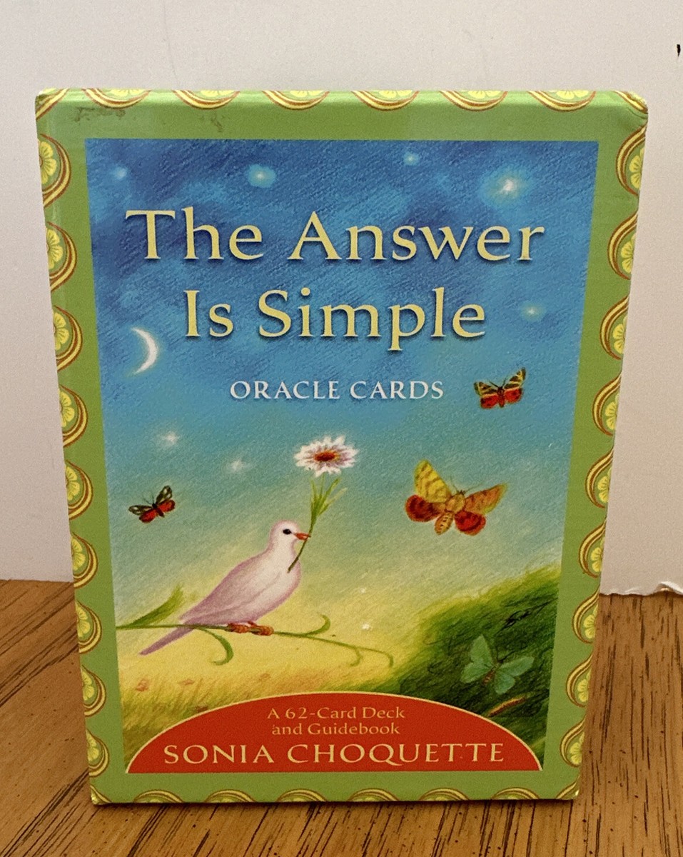 絶版　The Answer Is Simple Oracle Cards The Answer is Simple Oracle Cards: Choquette, Sonia