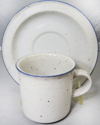 BLUE RIDGE 9319 by Mikasa Tea Cup & Saucer NEW NEVER USED made in 