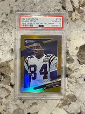 2021 Donruss Randy Moss Variation Press Proof Premium Gold PSA 10 