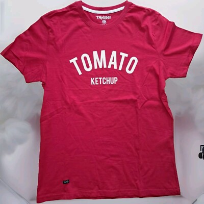 NEU   rotes TERRANOVA T-Shirt M (auch 170 176) TOMATO KETCHUP