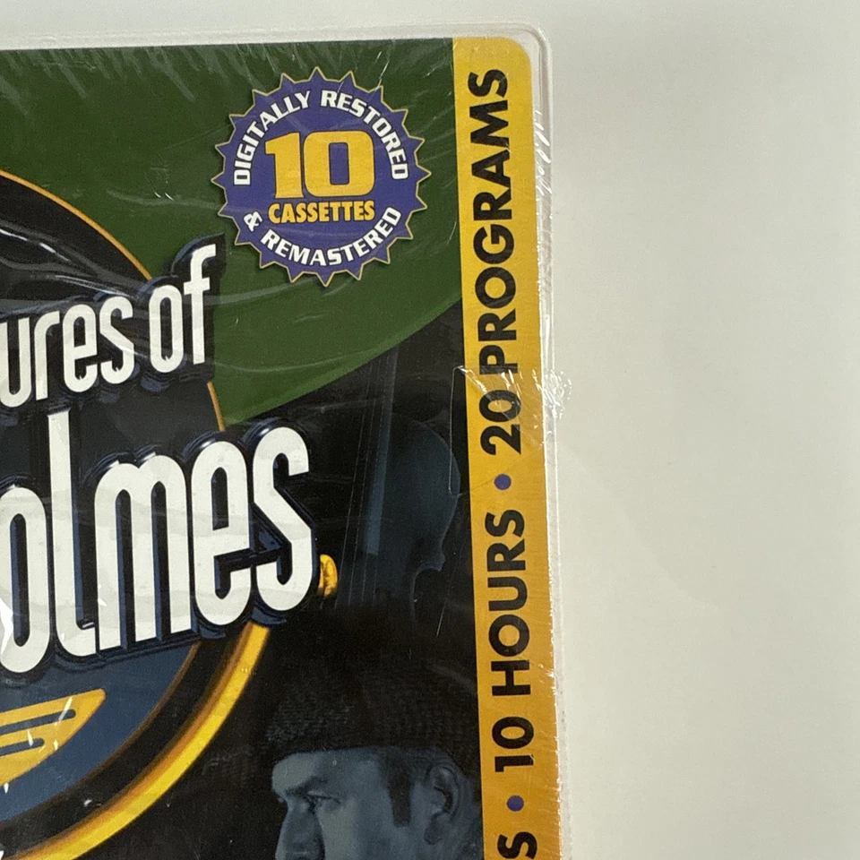 Vintage Old Time Radio Sherlock Holmes 10 Cassette Set SEALED + 32-Pg Booklet - Image 4 of 4