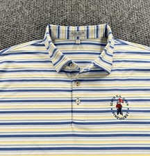Peter Millar Polo Shirt Mens XL Summer Comfort Golf 124th US Open Pinehurst