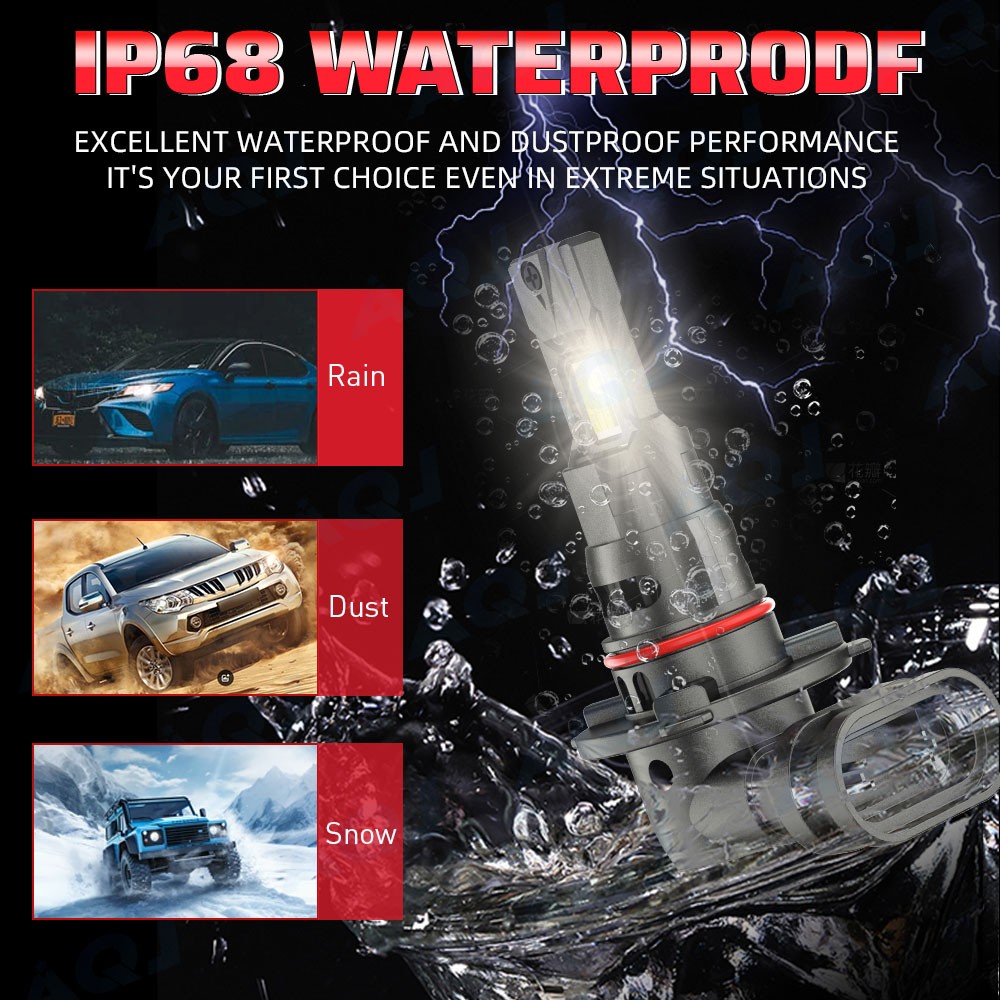 6x LED Headlight Hi/Lo + Fog Light Bulbs For Freightliner Columbia 2005-2017 thumbnail 7