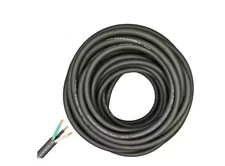 WindyNation 50 ft. 14/3 14-Gauge 3 Conductor 300-Volt Black SJOOW Cable Cord