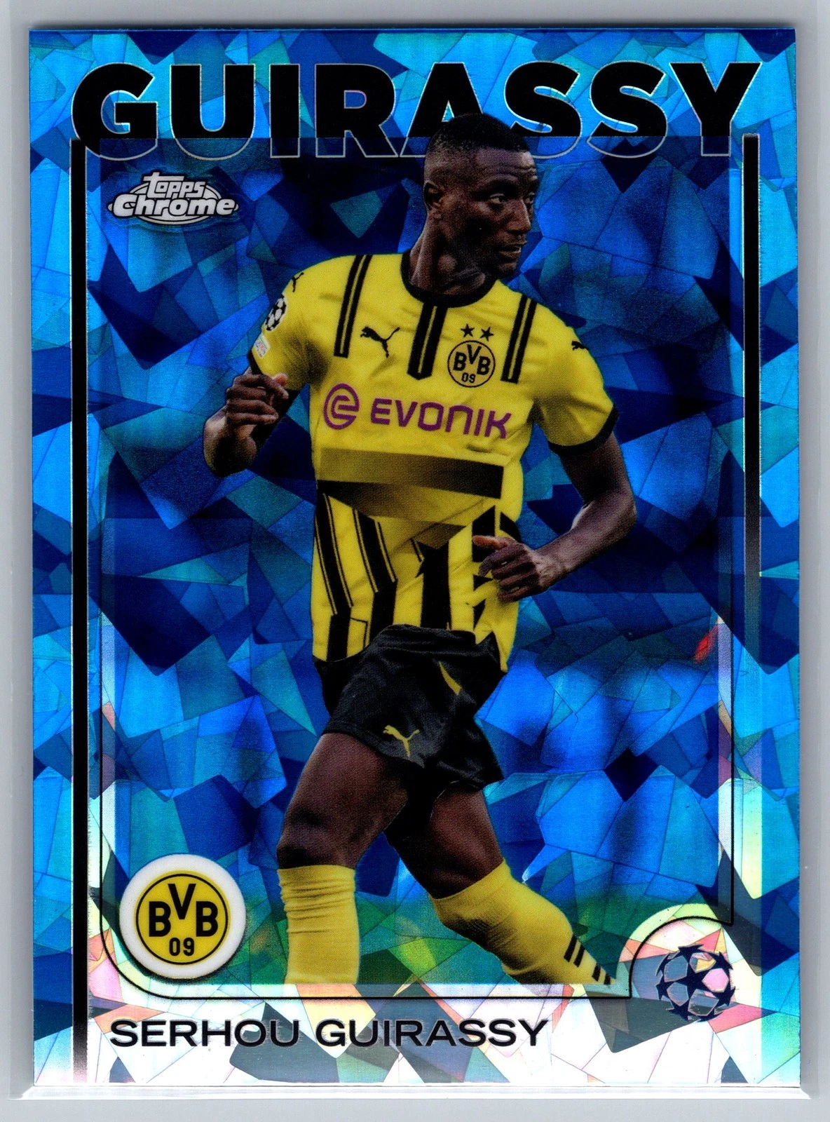 2024 Chrome Sapphire UEFA Serhou Guirassy #51