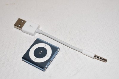 iPod　Shuffle Apple iPod shuffle 4th Generation Blue A1373 with Charge/Data Cord