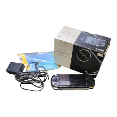 Sony PSP-3000 Black Console Japan Tested W/Box, Power cable | eBay