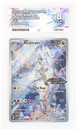 N’s Reshiram 167/159 Journey Together Stamped | ACE 8 NM-MT | Pokémon