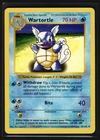 Pokemon Wartortle 42/102 Base Set Shadowless WOTC 1999 Moderately Played