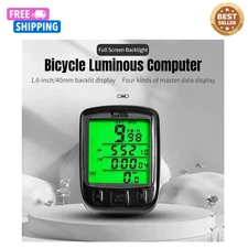 Bike Bicycle Speedometer Cycle Digital Odometer Computer Waterproof Wireless USA