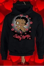 Betty Boop unique design hoodie -Hooded Sweatshirts for adults unisex sizes