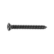 100#4 X 1" Phillip Oval Head Tapping Screw Black Oxide