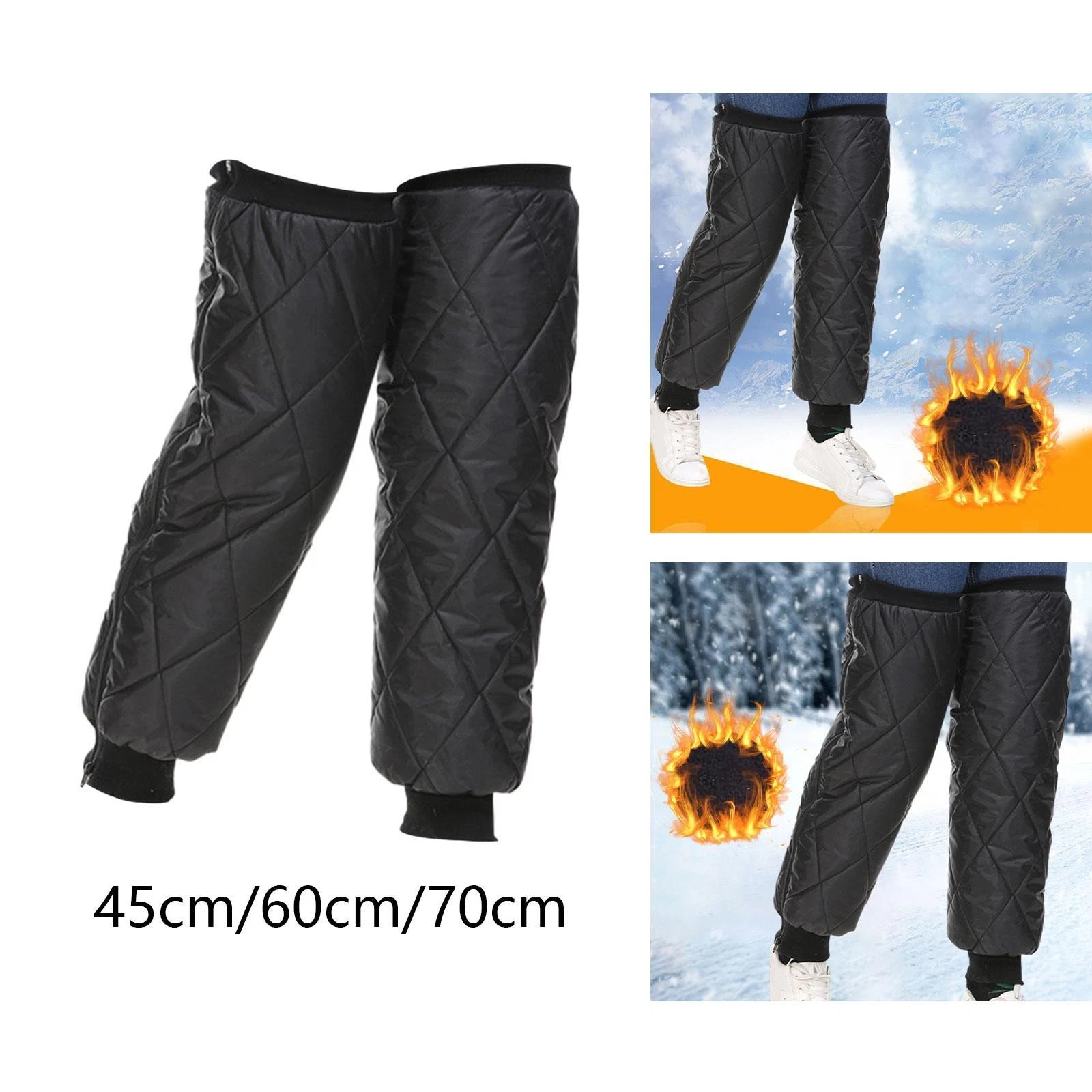 1 Pair Leg Warmers Leg Sleeves Leg Protector Thermal Windproof Leg Gaiter for
Opens in a new window