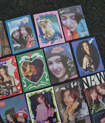 New Jeans OMG Ditto CD Message Cards Danielle Version stickers