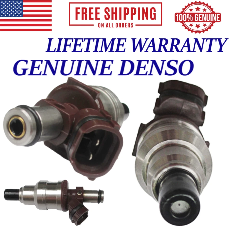 NUEVO OEM DENSO paquete de 6 inyectores de combustible para Toyota T100 1993, 1994 3,0 L V6 Foto 3 de 3
