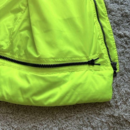 Diesel Men M Down Vest Yellow Fluorescent Polyester Luxury Stylish Casual Used - Picture 13 of 20