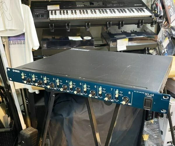 YAMAHA MLA8 MIC LINE AMP 8-channel Mic Line Microphone Preamplifier  Amplifier